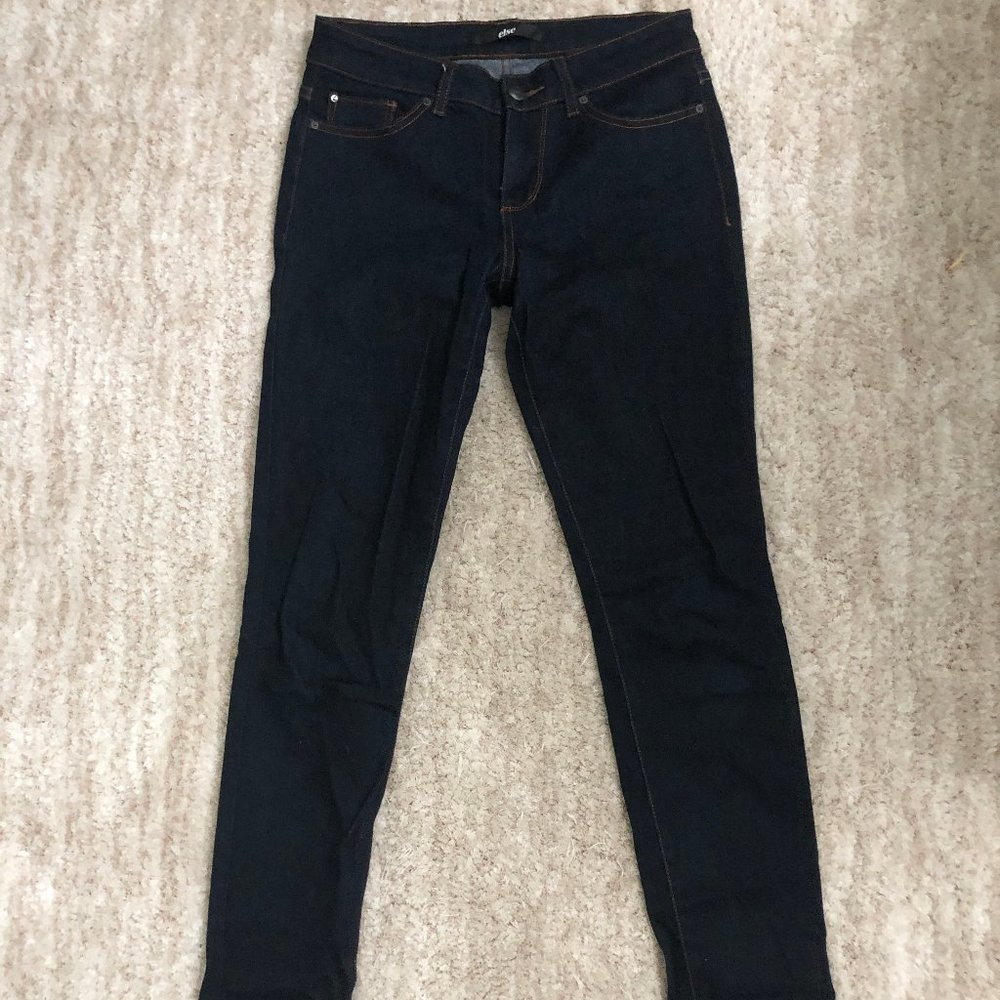 ELSE DARK BLUE SKINNY JEANS SIZE 25